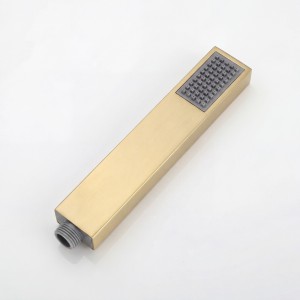 NARON Σετ Εντοιχιζόμενο Σύστημα Ντουζ Με Θερμοστατική Μπαταρία 3 εξόδων Καταρράκτης NR-5010 BRUSHED GOLD