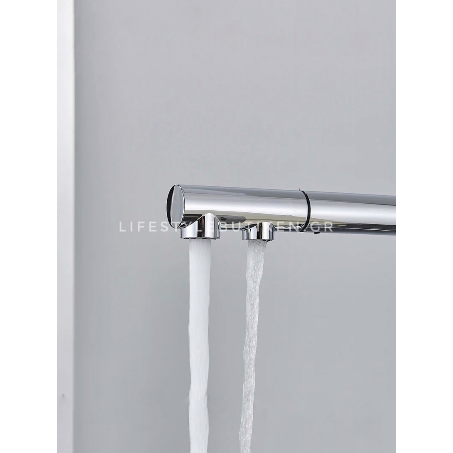 Τρίοδη Μπαταρία Κουζίνας με προεκτεινόμενο ντουζ STOCCO ST1199C CHROME