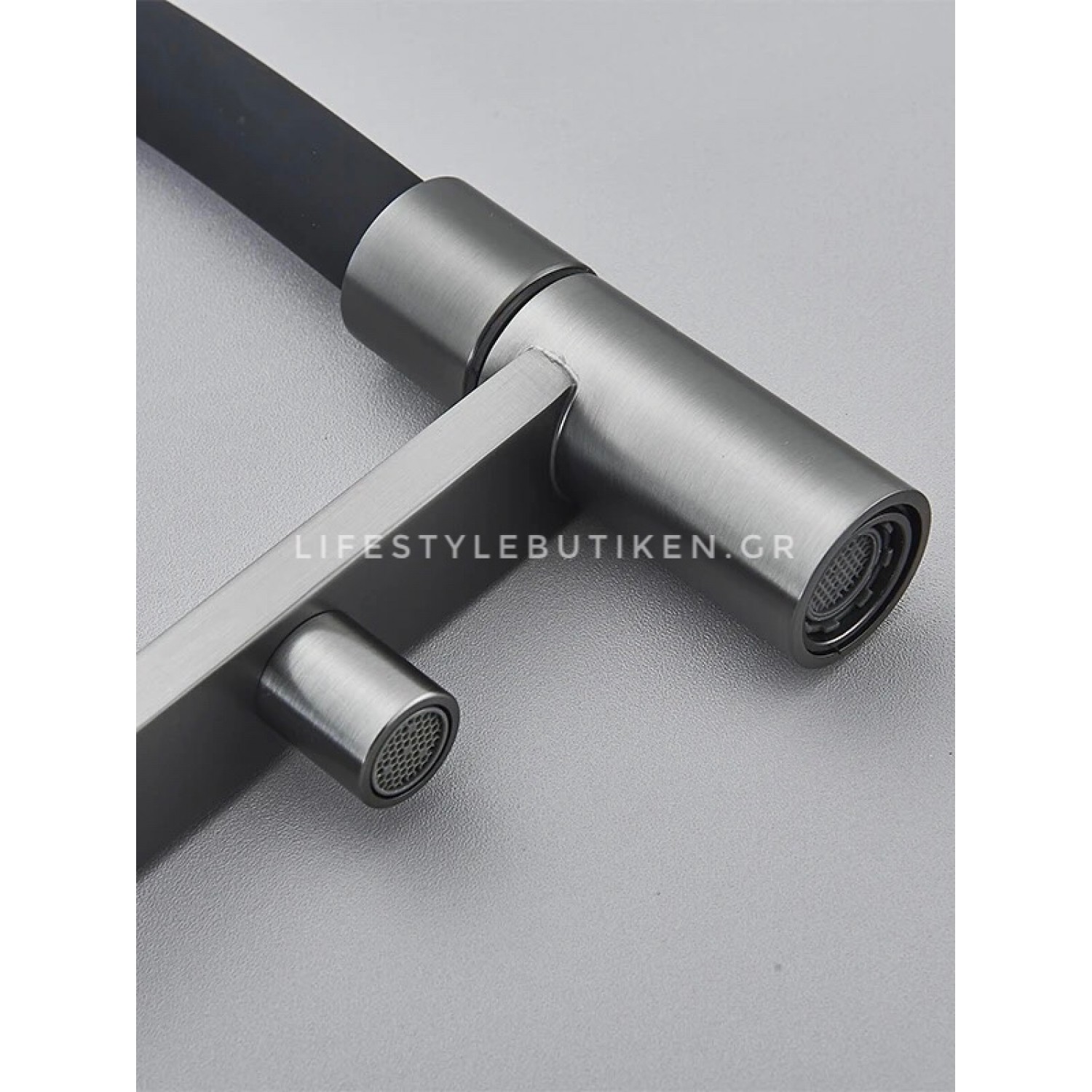 Τρίοδη Ψηλή Μπαταρία Κουζίνας NARON NR-1299GM GUN METAL