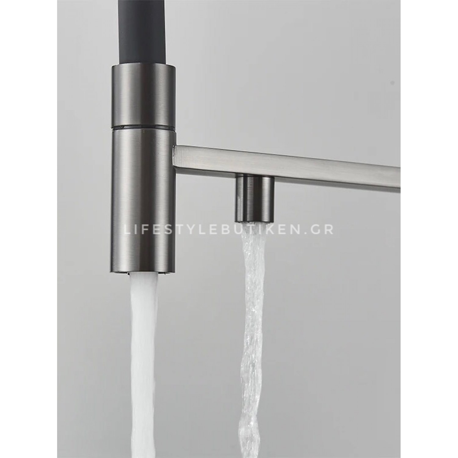 Τρίοδη Ψηλή Μπαταρία Κουζίνας NARON NR-1299GM GUN METAL