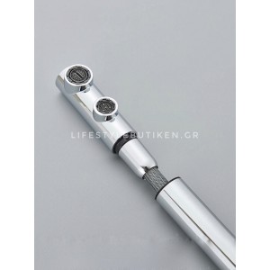 Τρίοδη Μπαταρία Κουζίνας με προεκτεινόμενο ντουζ STOCCO ST1199C CHROME