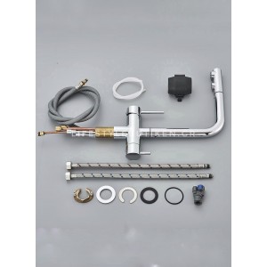 Τρίοδη Μπαταρία Κουζίνας με προεκτεινόμενο ντουζ STOCCO ST1199C CHROME