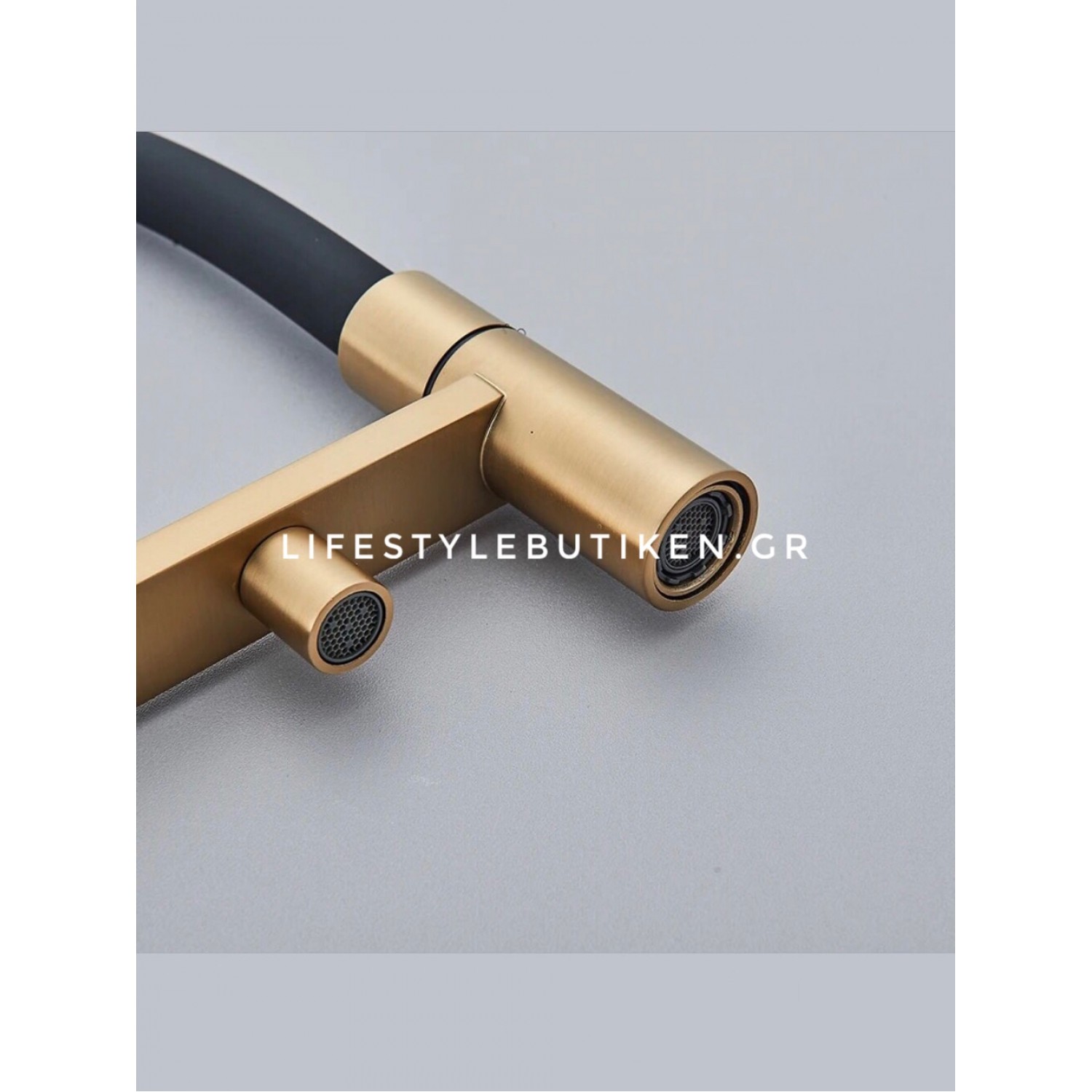 NARON Τρίοδη Ψηλή Μπαταρία Κουζίνας NR-1299BG BRUSHED GOLD