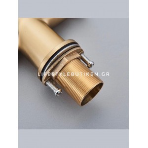 NARON Τρίοδη Ψηλή Μπαταρία Κουζίνας NR-1299BG BRUSHED GOLD