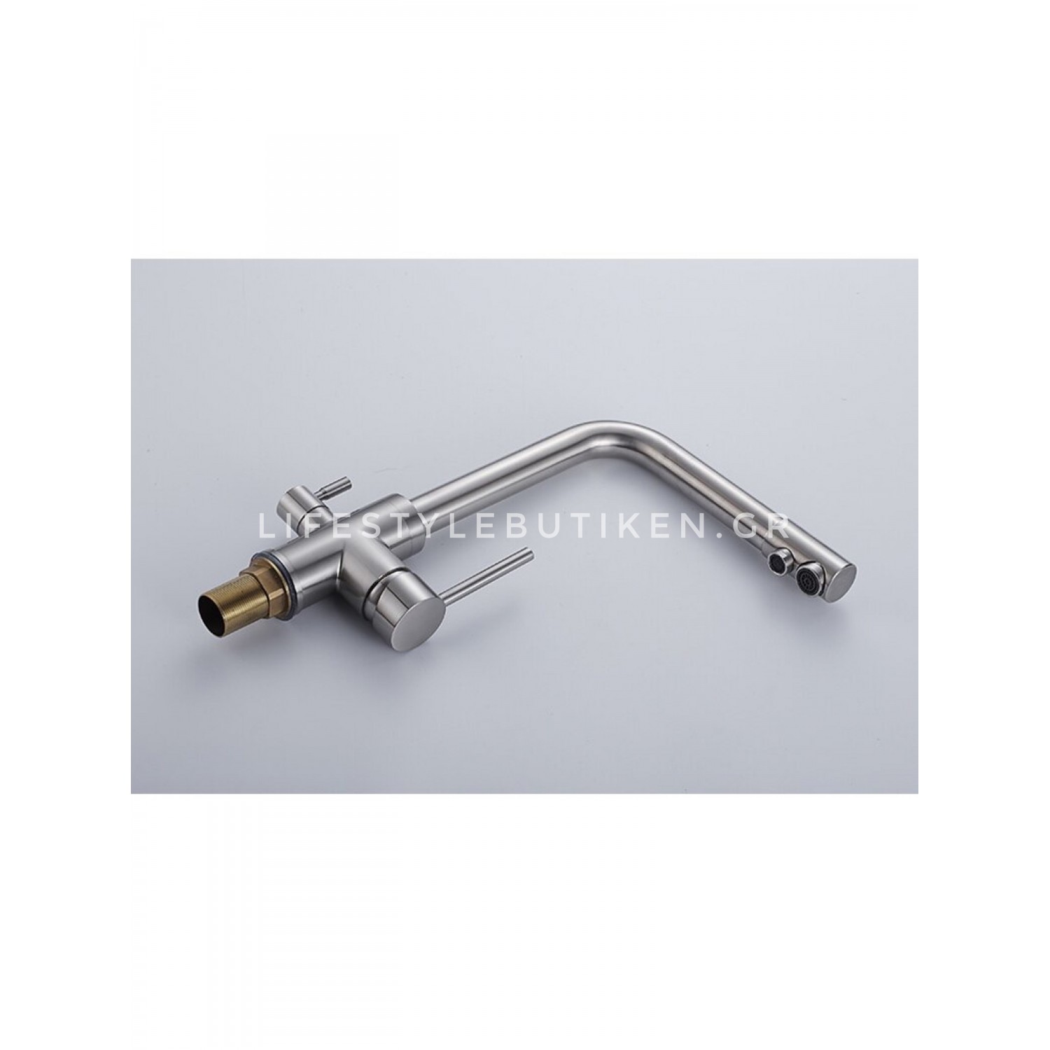 Τρίοδη Μπαταρία Κουζίνας Φίλτρου STOCCO ST2299MN MAT NICKEL