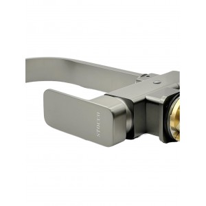 STOCCO Σπαστή Μπαταρία κουζίνας αναμεικτική ST5070GG GUN GREY