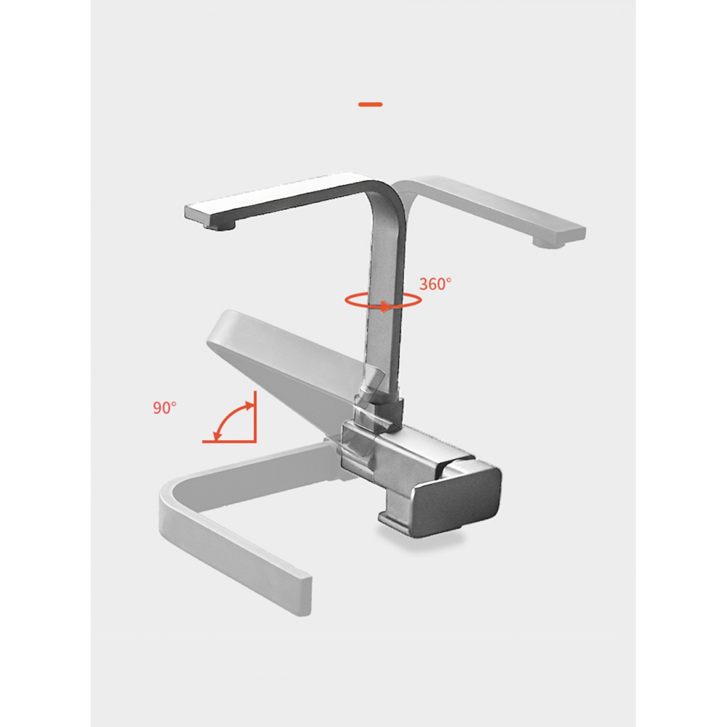 STOCCO Σπαστή Μπαταρία κουζίνας αναμεικτική ST5070MN MAT NICKEL