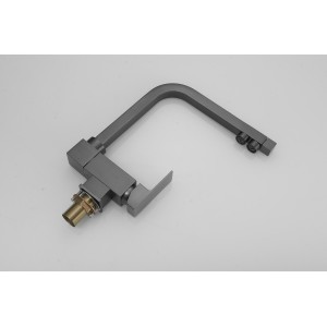 Σπαστή Τρίοδη Μπαταρία Κουζίνας για σύνδεση με φίλτρο κάτω πάγκου STOCCO SF7004GG GUN GREY