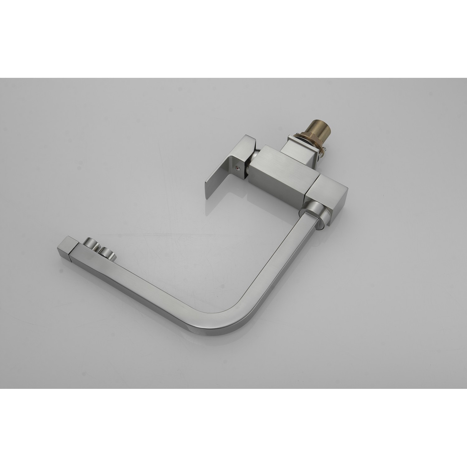 Σπαστή Τρίοδη Μπαταρία Κουζίνας για σύνδεση με φίλτρο κάτω πάγκου STOCCO SF7003MN MAT NICKEL