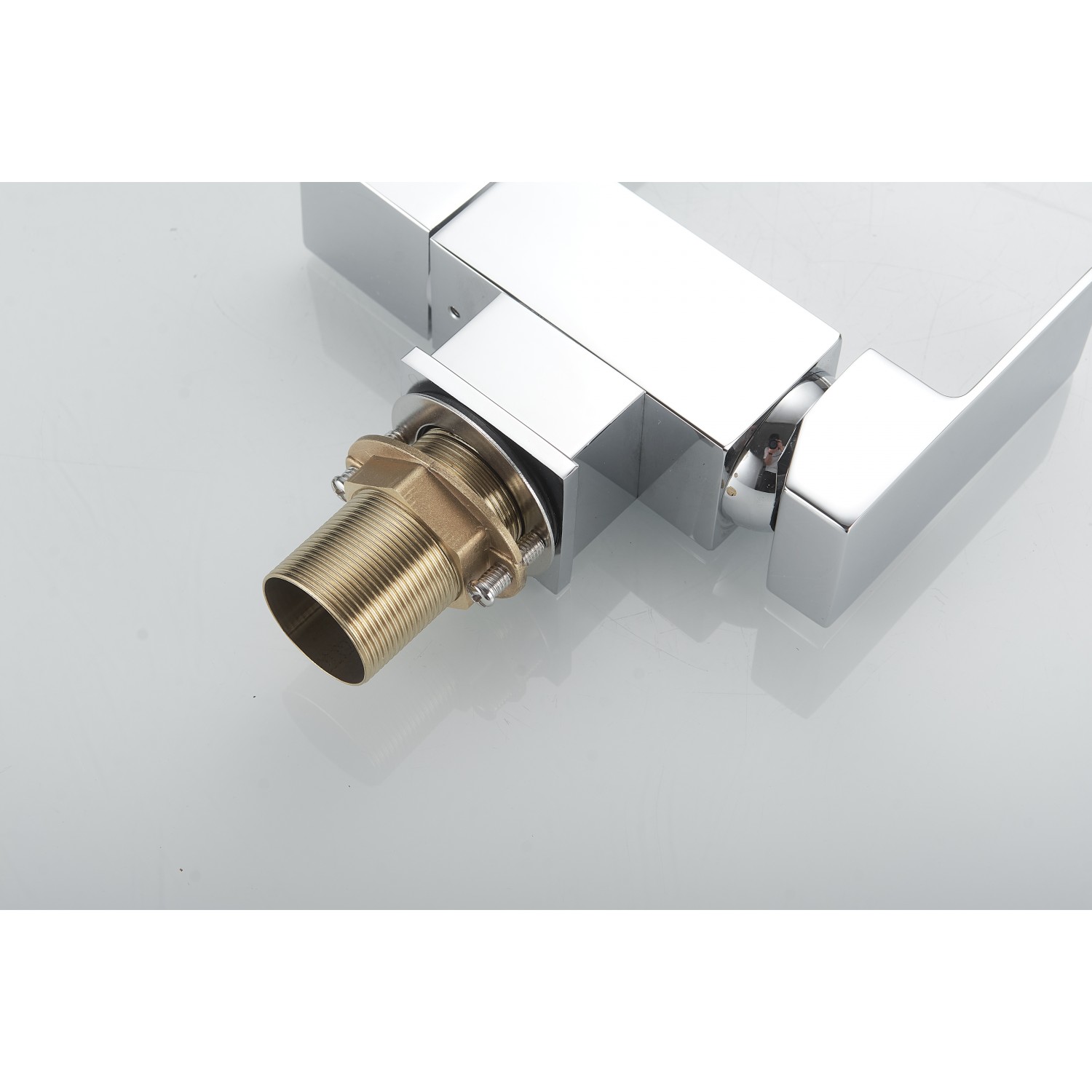 Σπαστή Τρίοδη Μπαταρία Κουζίνας για σύνδεση με φίλτρο κάτω πάγκου STOCCO SF7001C CHROME