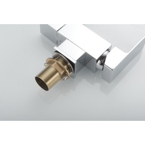 Σπαστή Τρίοδη Μπαταρία Κουζίνας για σύνδεση με φίλτρο κάτω πάγκου STOCCO SF7001C CHROME