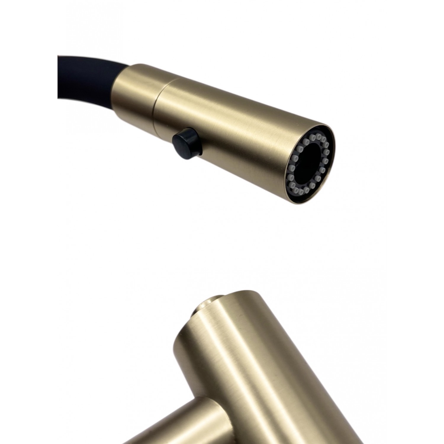 NARON Τρίοδη Ψηλή Μπαταρία κουζίνας Για σύνδεση Φίτρου NR5005 Mat Gold