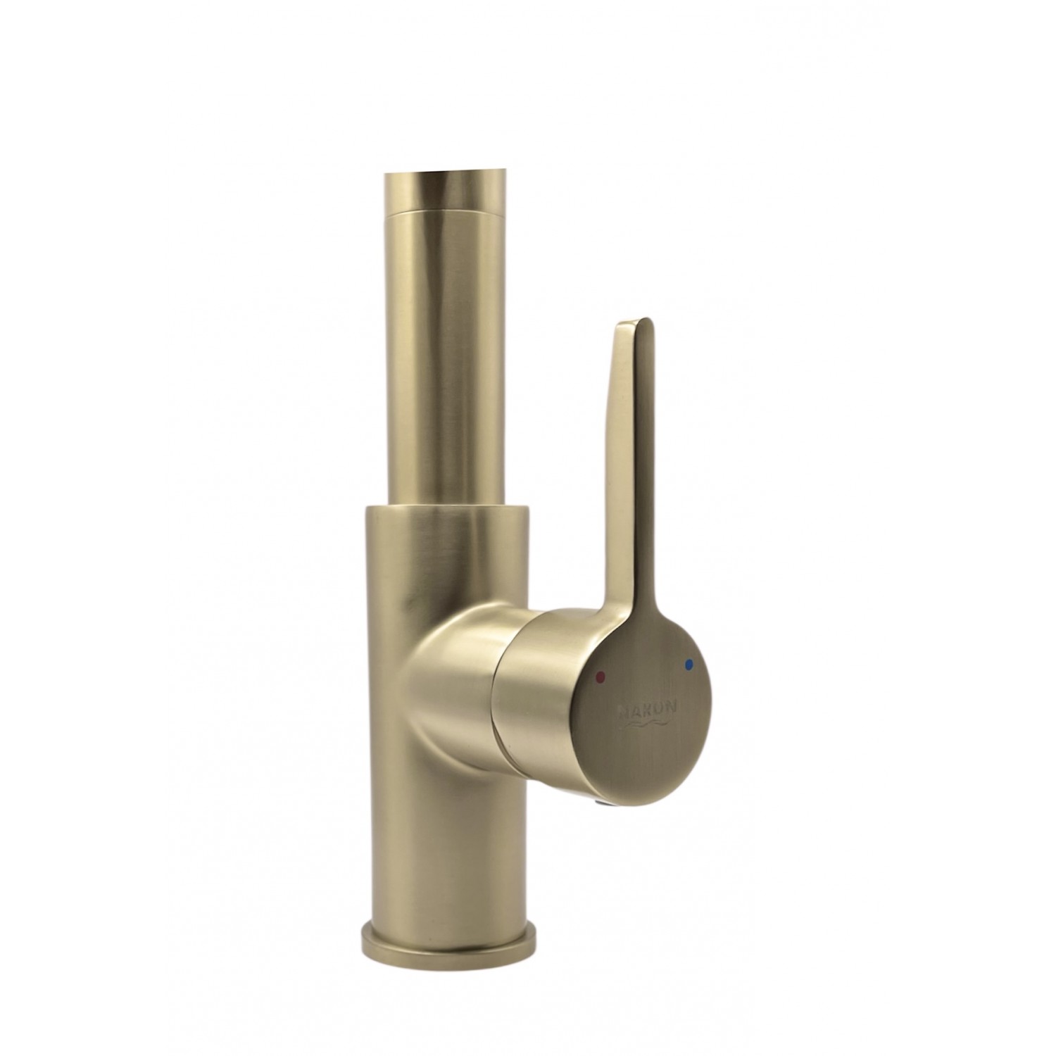 NARON Τρίοδη Ψηλή Μπαταρία κουζίνας Για σύνδεση Φίτρου NR5005 Mat Gold