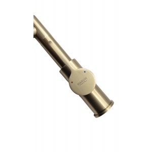 NARON Τρίοδη Ψηλή Μπαταρία κουζίνας Για σύνδεση Φίτρου NR5005 Mat Gold