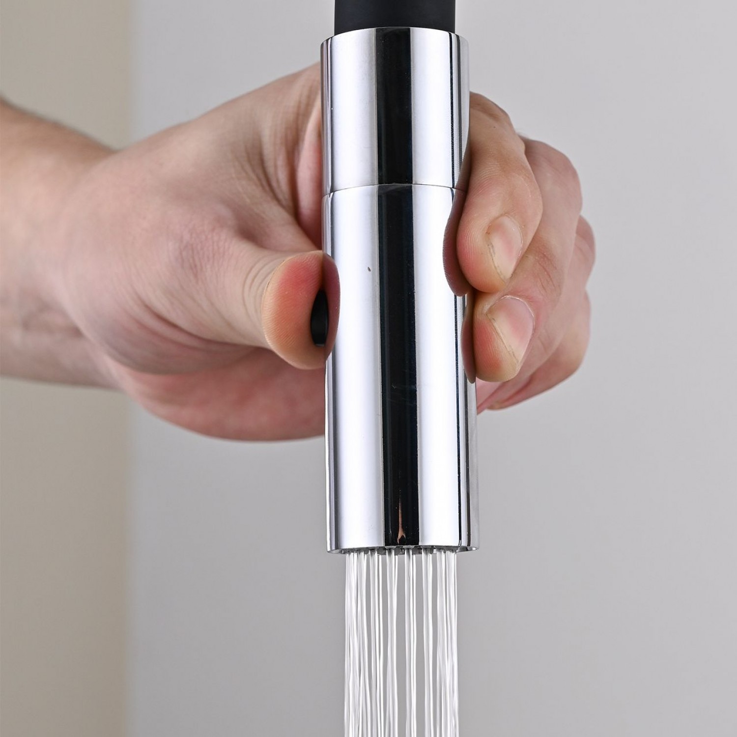 NARON Τρίοδη Ψηλή Μπαταρία κουζίνας Για σύνδεση Φίτρου NR5001 CHROME