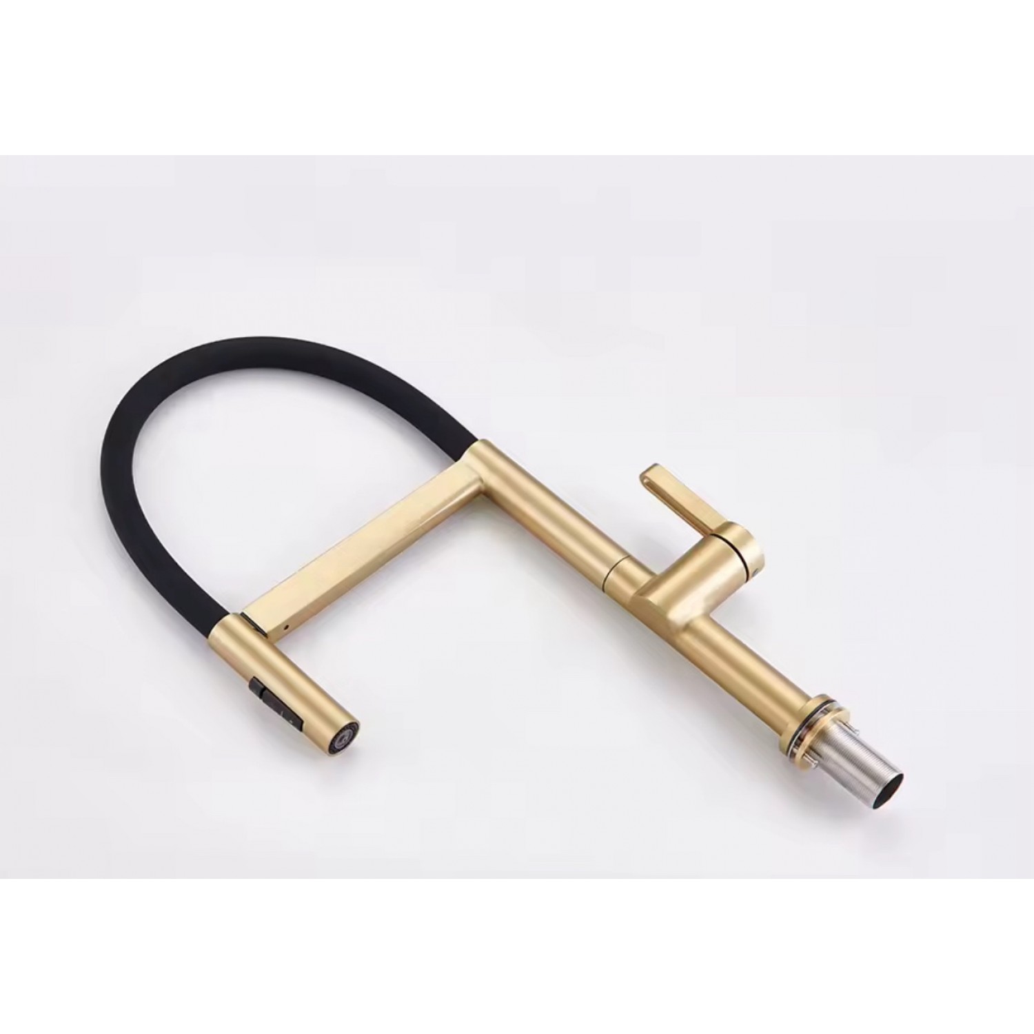 NARON Ψηλή Μπαταρία κουζίνας με αποσπώμενο ντους NR1311 Brushed Gold