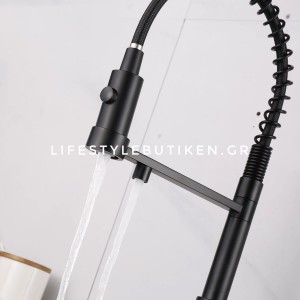 STOCCO Τρίοδη Μπαταρία κουζίνας Φίλτρου ST941B BLACK MAT