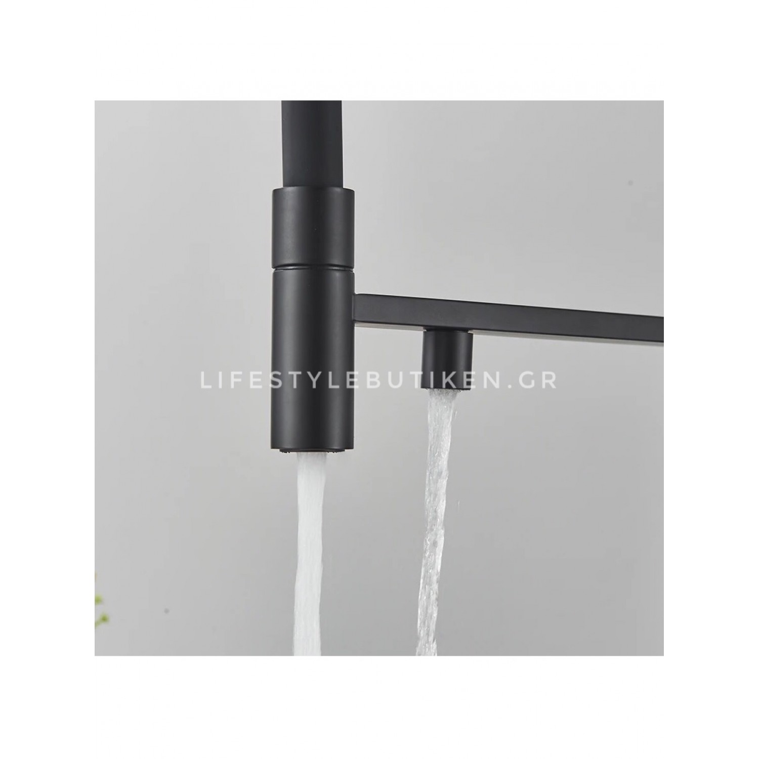 Τρίοδη Ψηλή Μπαταρία Κουζίνας NARON NR-1299B BLACK MAT