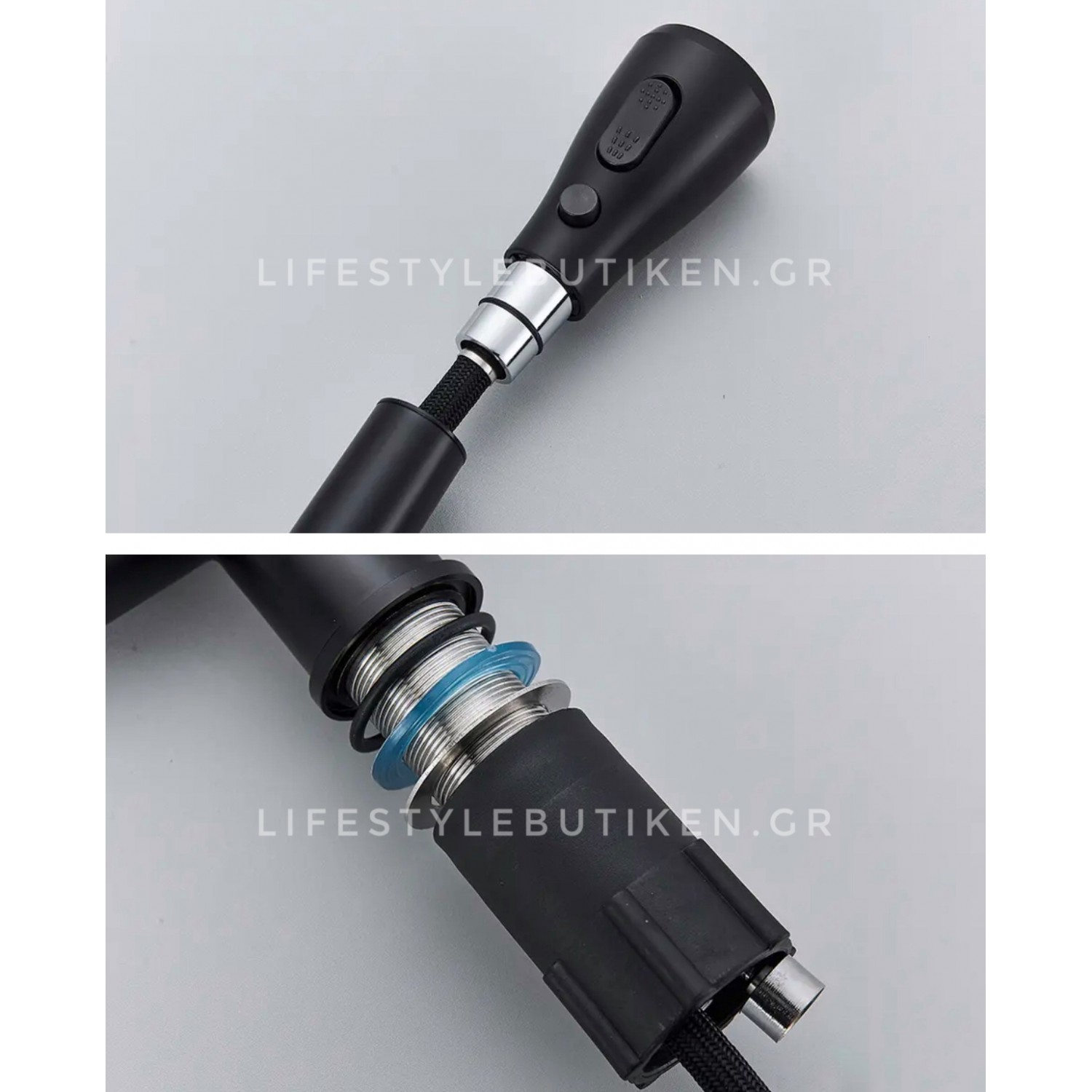 Τρίοδη Μπαταρία κουζίνας Φίλτρου STOCCO ST931B BLACK MAT