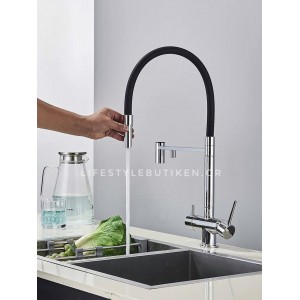 Τρίοδη Ψηλή Μπαταρία Κουζίνας NARON NR-1299C CHROME 