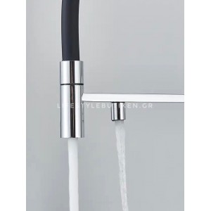 Τρίοδη Ψηλή Μπαταρία Κουζίνας NARON NR-1299C CHROME 