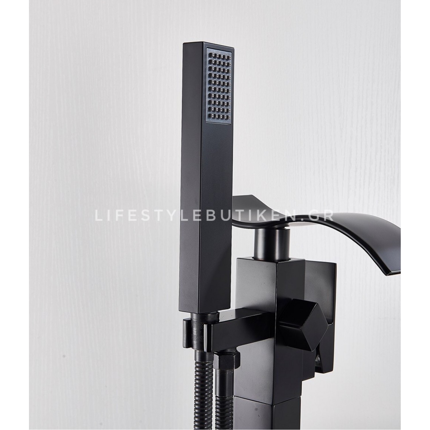 Luxury Matte Black Bathtub Faucet επιδαπέδια μπαταρία λουτρού MY3077 BLACK MAT