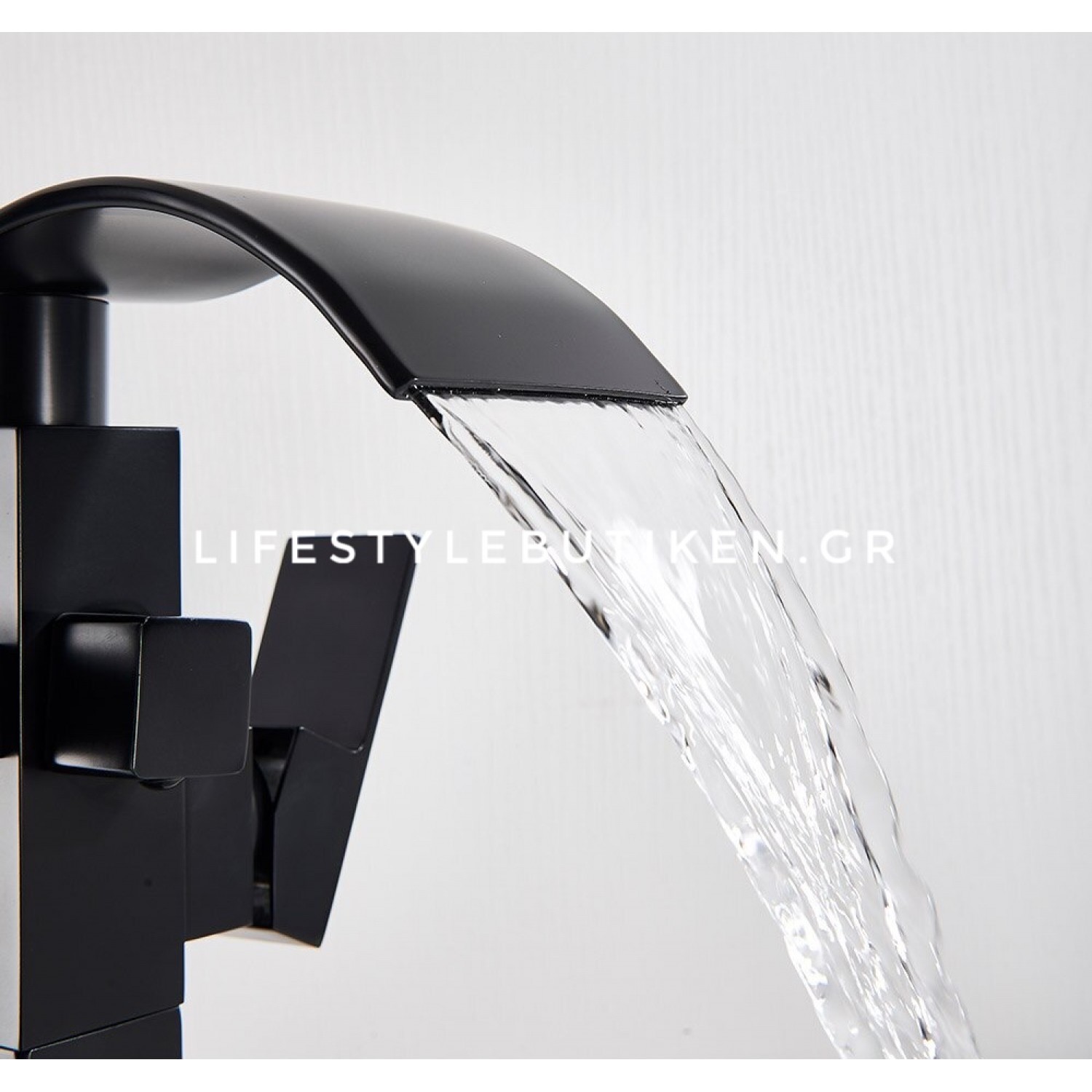 Luxury Matte Black Bathtub Faucet επιδαπέδια μπαταρία λουτρού MY3077 BLACK MAT