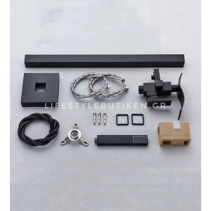 Luxury Matte Black Bathtub Faucet επιδαπέδια μπαταρία λουτρού MY3077 BLACK MAT