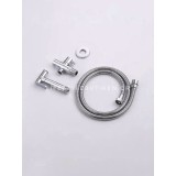 STOCCO Επιτοίχιο Σετ Μπιντέ με Ντουζάκι shut-off ST-401C CHROME 5
