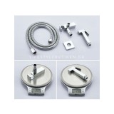 STOCCO Επιτοίχιο Σετ Μπιντέ με Ντουζάκι shut-off ST-501C CHROME 5