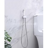 STOCCO Επιτοίχιο Σετ Μπιντέ με Ντουζάκι shut-off ST-501C CHROME 2