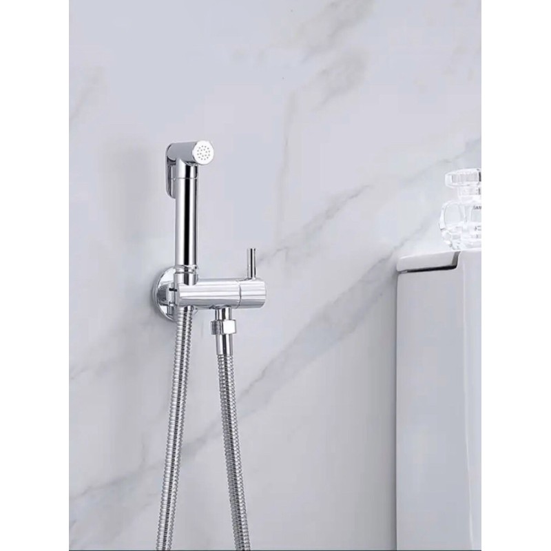 STOCCO Επιτοίχιο Σετ Μπιντέ με Ντουζάκι shut-off ST-301C CHROME Σπίτι-Κήπος