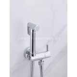 STOCCO Επιτοίχιο Σετ Μπιντέ με Ντουζάκι shut-off ST-301C CHROME 2
