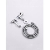 STOCCO Επιτοίχιο Σετ Μπιντέ με Ντουζάκι shut-off ST-301C CHROME 6