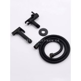 STOCCO Επιτοίχιο Σετ Μπιντέ με Ντουζάκι shut-off ST-302B BLACK MAT 6