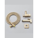 STOCCO Επιτοίχιο Σετ Μπιντέ με Ντουζάκι shut-off ST-502BG BRUSHED GOLD 7