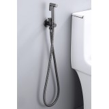 STOCCO Επιτοίχιο Σετ Μπιντέ με Ντουζάκι shut-off NR-404 Gun Metal 5