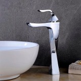 Luxury Ψηλή Μπαταρία Νιπτήρα Ανάμεικτη PO255 CHROME 3