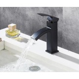 Μπαταρία Νιπτήρα Luxury Χαμηλή ανάμεικτη PO0016 ΜΑΥΡΟ 2
