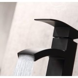 Μπαταρία Νιπτήρα Luxury Χαμηλή ανάμεικτη PO0016 ΜΑΥΡΟ 6
