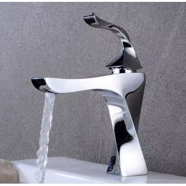 Luxury Χαμηλή μπαταρία Νιπτήρα Ανάμεικτη PO254 CHROME