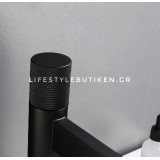 Ψηλή Μπαταρία Πάγκου Νιπτήρα Stocco FZ5502BL Black Mat 4
