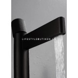 Ψηλή Μπαταρία Πάγκου Νιπτήρα Stocco FZ5502BL Black Mat 2