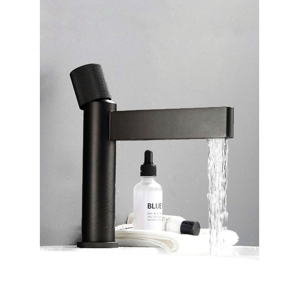 Χαμηλή Μπαταρία Νιπτήρα Stocco FZ5501B BLACK MAT