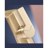 Naron Μπαταρία Νιπτήρα Αναμεικτική NR81642 Brushed Gold 5