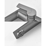 Naron Μπαταρία Νιπτήρα Αναμεικτική NR81642 Gun Metal 4