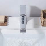 Naron Μπαταρία Νιπτήρα Χαμηλή Αναμεικτική NR1040 CHROME 5