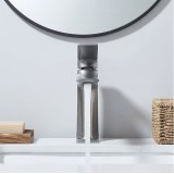 Naron Μπαταρία Νιπτήρα Χαμηλή Αναμεικτική NR1040 Gun Metal 5