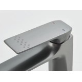 Naron Μπαταρία Νιπτήρα Χαμηλή Αναμεικτική NR1040 Gun Metal 6