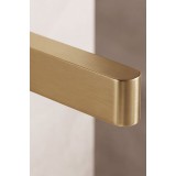 NARON Ψηλή Αναμεικτική Μπαταρία Νιπτήρα FZ5502 Brushed Gold (Ματ Χρυσό) με Knurled Λαβή 6